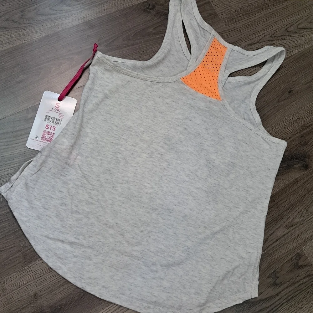 Justice Girls Size Small 7-8 Racerback Tank Top